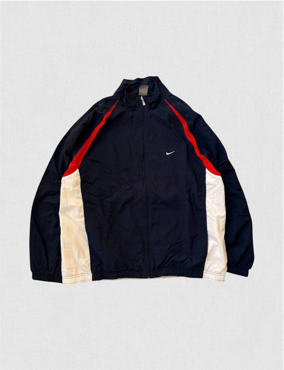 Nike Track Jacket - Navy/Red/White