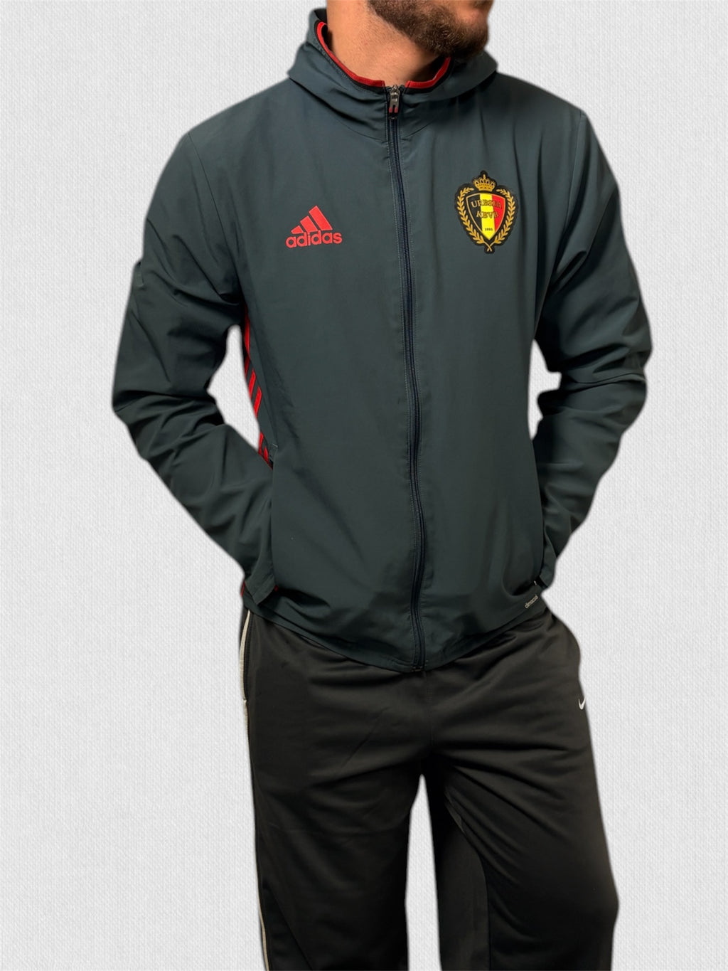 Adidas Windbreaker Belgien - Grey
